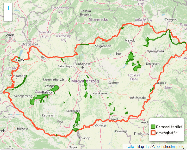 Magyarország Ramsari terület