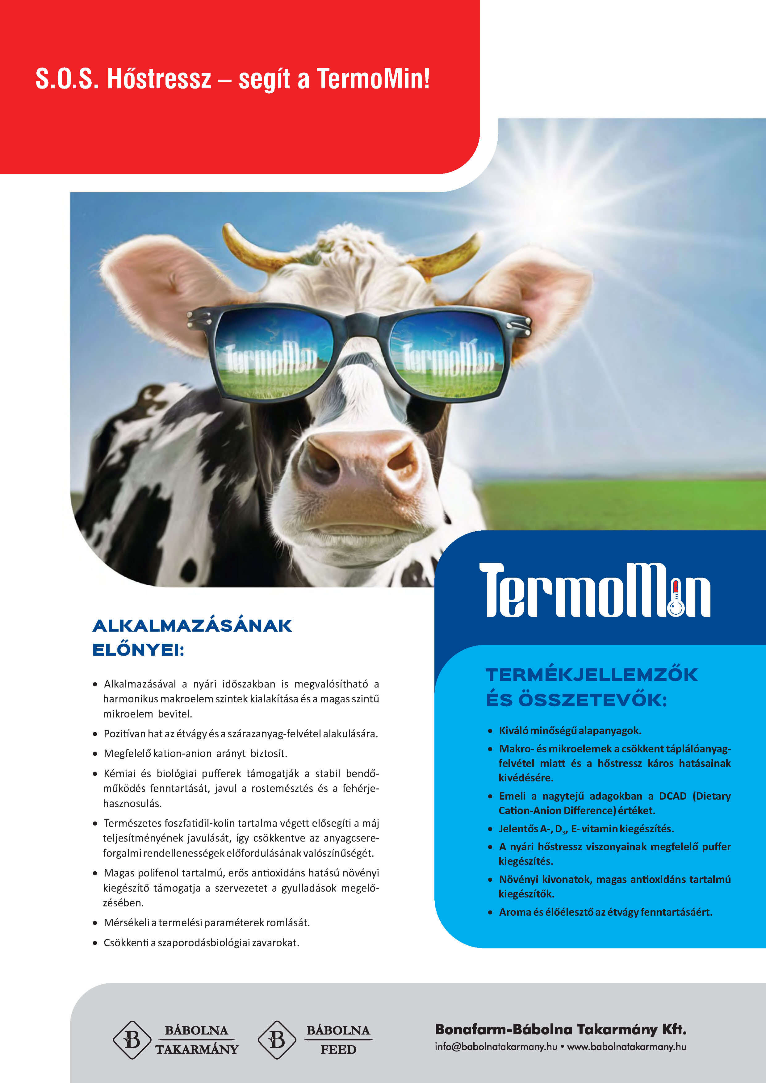 TermoMin hőstressz szarvasmarha